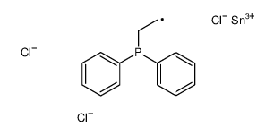 diphenyl(2-trichlorostannylethyl)phosphane Structure