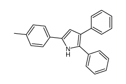 5-(4-methylphenyl)-2,3-diphenyl-1H-pyrrole结构式