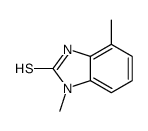 2H-Benzimidazole-2-thione,1,3-dihydro-1,4-dimethyl-(9CI)结构式