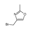 4-(bromomethyl)-2-methyl-1,3-oxazole structure