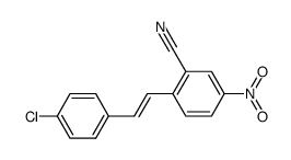 4'-Chlor-4-nitro-2-cyanstilben结构式