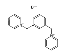 1,1'-bis(pyridinium)-1,3-phenyldimethylene dibromide Structure