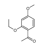 1-(2-ETHOXY-4-METHOXY-PHENYL)-ETHANONE Structure