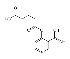 5-(2-carbamoylphenoxy)-5-oxopentanoic acid Structure