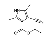 1H-Pyrrole-3-carboxylicacid,4-cyano-2,5-dimethyl-,ethylester(9CI) Structure