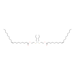 (dibutylstannylene)bis(thioethylene) dioleate Structure