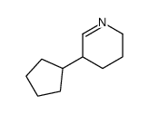 5-cyclopentyl-2,3,4,5-tetrahydropyridine Structure