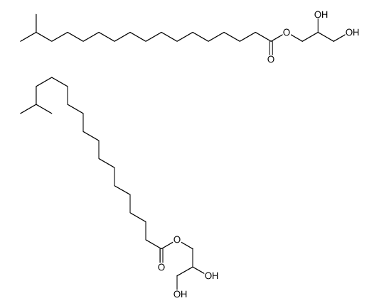 2,3-dihydroxypropyl 16-methylheptadecanoate结构式