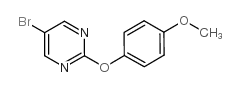 5-bromo-2-(4-methoxyphenoxy)pyrimidine Structure