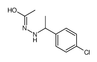 N'-[1-(4-chlorophenyl)ethyl]acetohydrazide structure