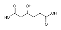 (R)-3-hydroxyadipic acid结构式