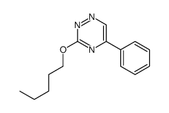3-Pentyloxy-5-phenyl-1,2,4-triazine结构式