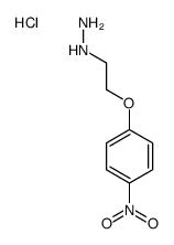 [2-(4-nitrophenoxy)ethylamino]azanium,chloride结构式