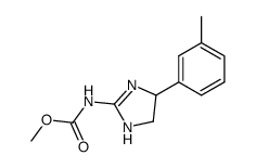 (4-m-tolyl-4,5-dihydro-1H-imidazol-2-yl)-carbamic acid methyl ester结构式