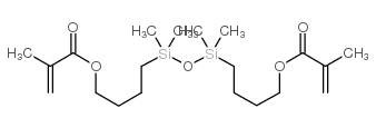 1,3 BIS(4-METHACRYLOXYBUTYL)TETRAMETHYLDISILOXANE结构式