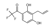 1-(3-allyl-2,4-dihydroxyphenyl)-2,2,2-trifluoroethan-1-one Structure