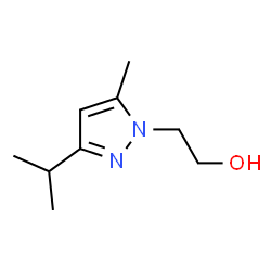1H-Pyrazole-1-ethanol,5-methyl-3-(1-methylethyl)-(9CI)结构式