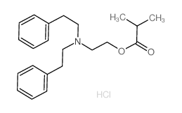 2-(diphenethylamino)ethyl 2-methylpropanoate Structure