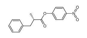 4-nitrophenyl (S)-α-methyl-β-phenylpropionate Structure