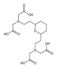 2,6-bis(aminoethyl)tetrahydropyran-N,N,N',N'-tetraacetic acid Structure