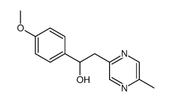 1-(4-Methoxyphenyl)-2-(5-methyl-2-pyrazinyl)ethanol Structure