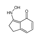 3-(hydroxyamino)-1,2-dihydroinden-4-one结构式