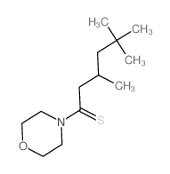 Morpholine, 4-(3,5,5-trimethyl-1-thioxohexyl)- (9CI) structure