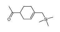 4-acetyl-1-trimethylsilylmethyl-1-cyclohexene Structure