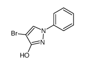 4-bromo-3-hydroxy-1-phenyl-1H-pyrazole Structure