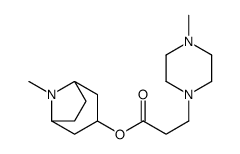 atropine beta-(N-methylpiperazinyl)propionate structure