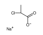 SODIUM ALPHA-CHLOROPROPIONATE structure