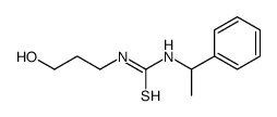 1-(3-hydroxypropyl)-3-(1-phenylethyl)thiourea Structure