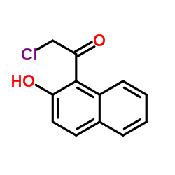 Ethanone, 2-chloro-1-(2-hydroxy-1-naphthalenyl)- (9CI) structure