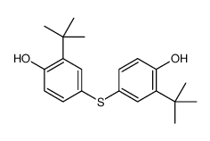 2-tert-butyl-4-(3-tert-butyl-4-hydroxyphenyl)sulfanylphenol结构式