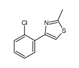 4-(2-Chlorophenyl)-2-Methylthiazole structure