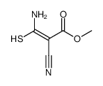 2-Propenoic acid,3-amino-2-cyano-3-mercapto-,methyl ester结构式