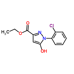 Ethyl 1-(2-chlorophenyl)-5-hydroxy-1H-pyrazole-3-carboxylate Structure