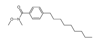 N-methoxy-N-methyl-4-nonylbenzamide Structure