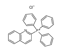 triphenyl(quinolin-2-yl)phosphonium chloride结构式