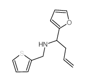 (1-Furan-2-yl-but-3-enyl)-thiophen-2-ylmethyl-amine structure