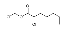 chloromethyl 2-chloroheptanoate结构式