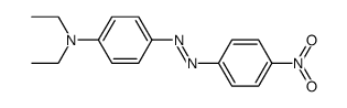 N,N-diethyl-4-((4-nitrophenyl)diazenyl)aniline结构式