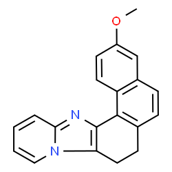 Phenanthro[4,3:4,5]imidazo[1,2-a]pyridine,7,8-dihydro-3-methoxy- structure