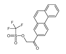 (2-oxo-2-phenanthren-2-ylethyl) trifluoromethanesulfonate结构式