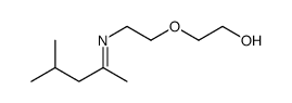 2-[2-(4-methylpentan-2-ylideneamino)ethoxy]ethanol结构式