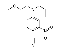 4-[2-methoxyethyl(propyl)amino]-2-nitrobenzonitrile Structure