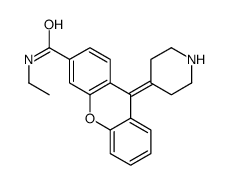 N-ethyl-9-piperidin-4-ylidenexanthene-3-carboxamide Structure