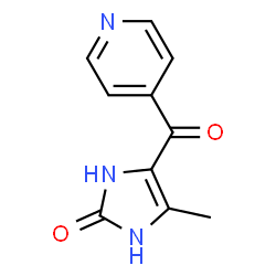 2H-Imidazol-2-one,1,3-dihydro-4-methyl-5-(4-pyridinylcarbonyl)- Structure