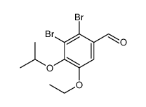 Benzaldehyde, 2,3-dibromo-5-ethoxy-4-(1-methylethoxy) Structure
