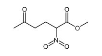 methyl 2-nitro-5-oxohexanoate结构式